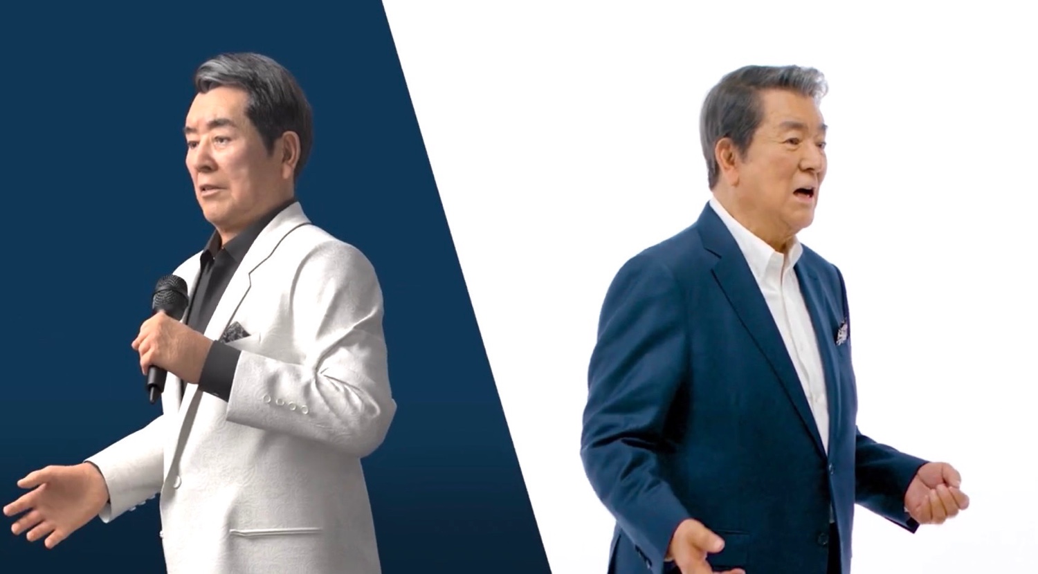 加山雄三がバーチャル若大将とコラボ、最新MV「そして陽は昇りつづける」公開